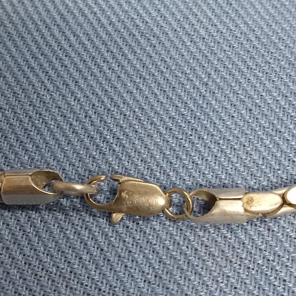 Unisex .925 Sterling Silver 18.25" x 3/16" SNAKE CHAIN NECKLACE 49 Grams 6583 - Picture 3 of 11